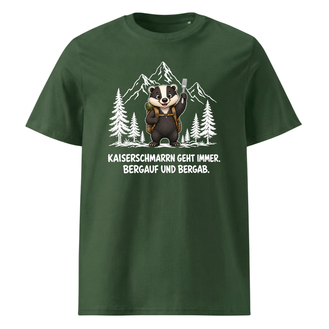 Kaiserschmarrn Dachs T-Shirt Unisex Grün