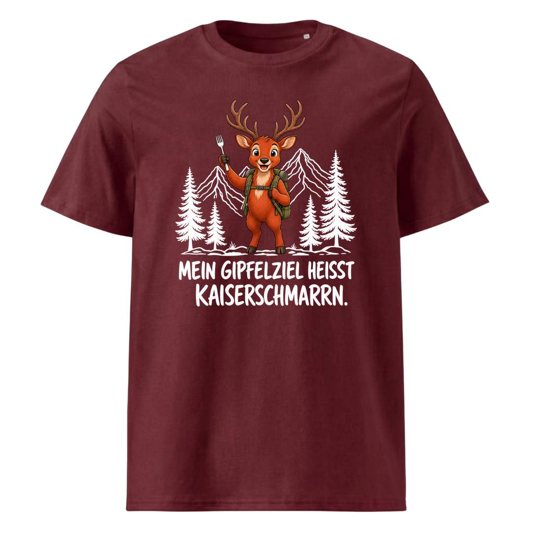 Kaiserschmarrn Hirsch T-Shirt Unisex Burgunder