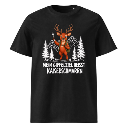 Kaiserschmarrn Hirsch T-Shirt Unisex Schwarz