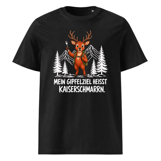 Kaiserschmarrn Hirsch T-Shirt Unisex Schwarz