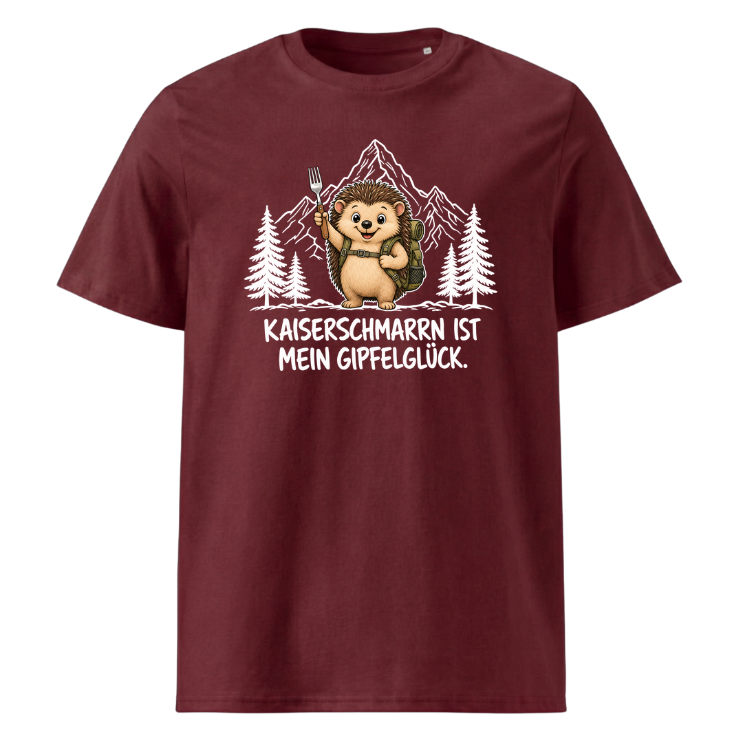 Kaiserschmarrn Igel T-Shirt Unisex Burgunder