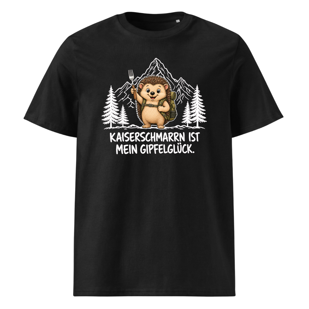 Kaiserschmarrn Igel T-Shirt Unisex Schwarz