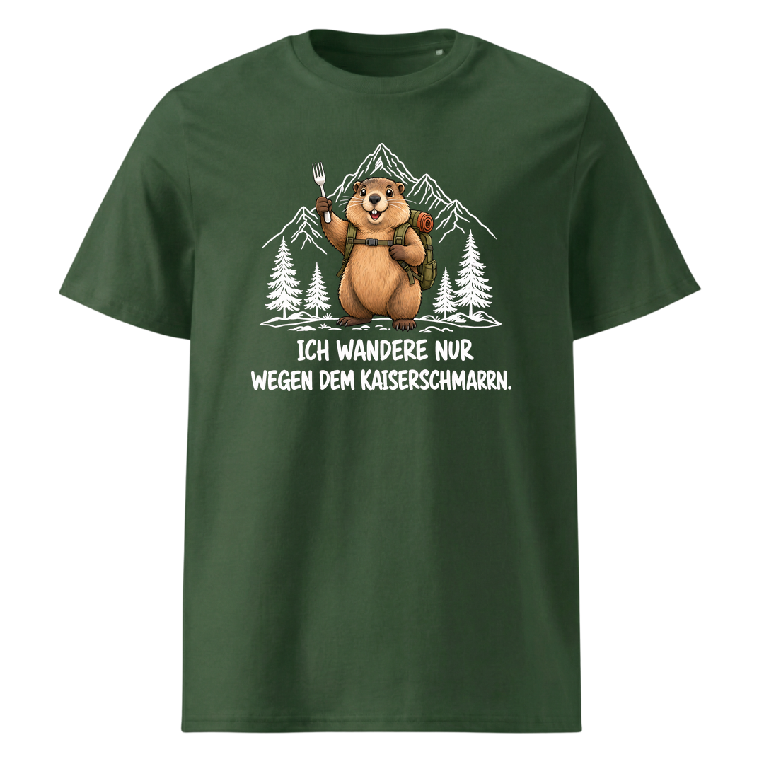 Kaiserschmarrn Murmeltier T-Shirt Unisex Grün