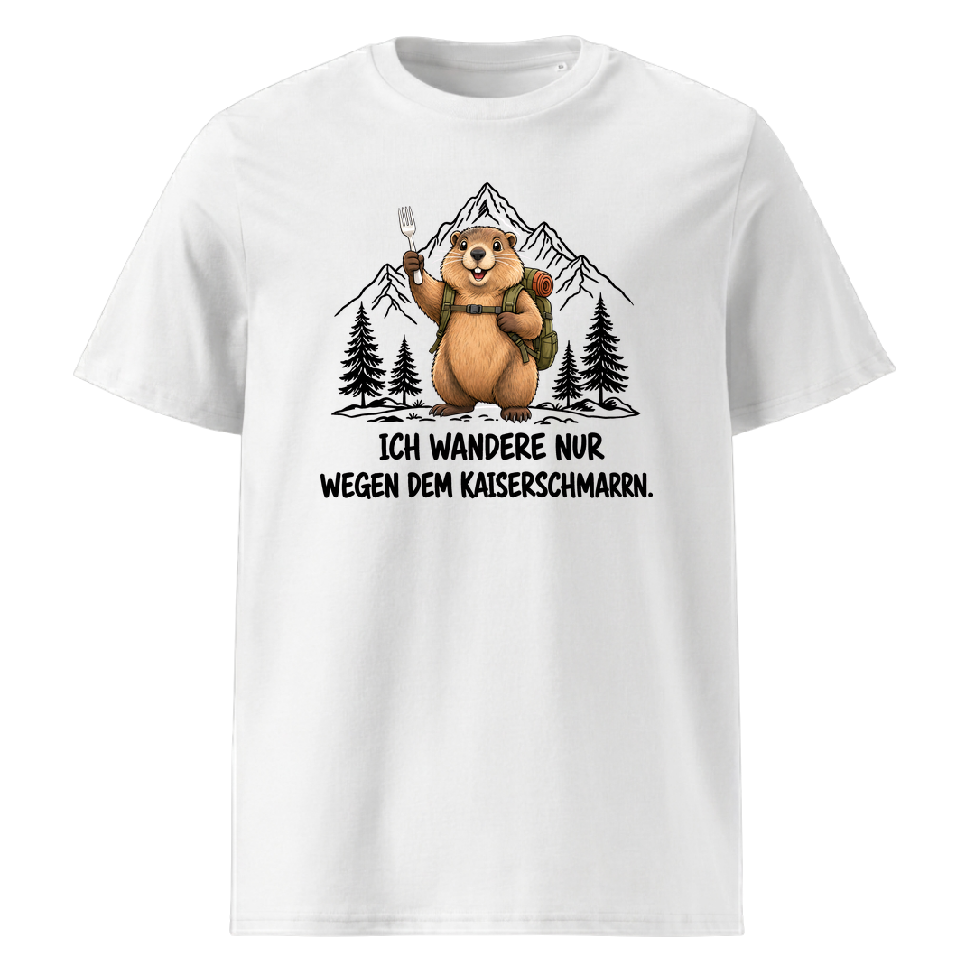 Kaiserschmarrn Murmeltier T-Shirt Unisex Weiß