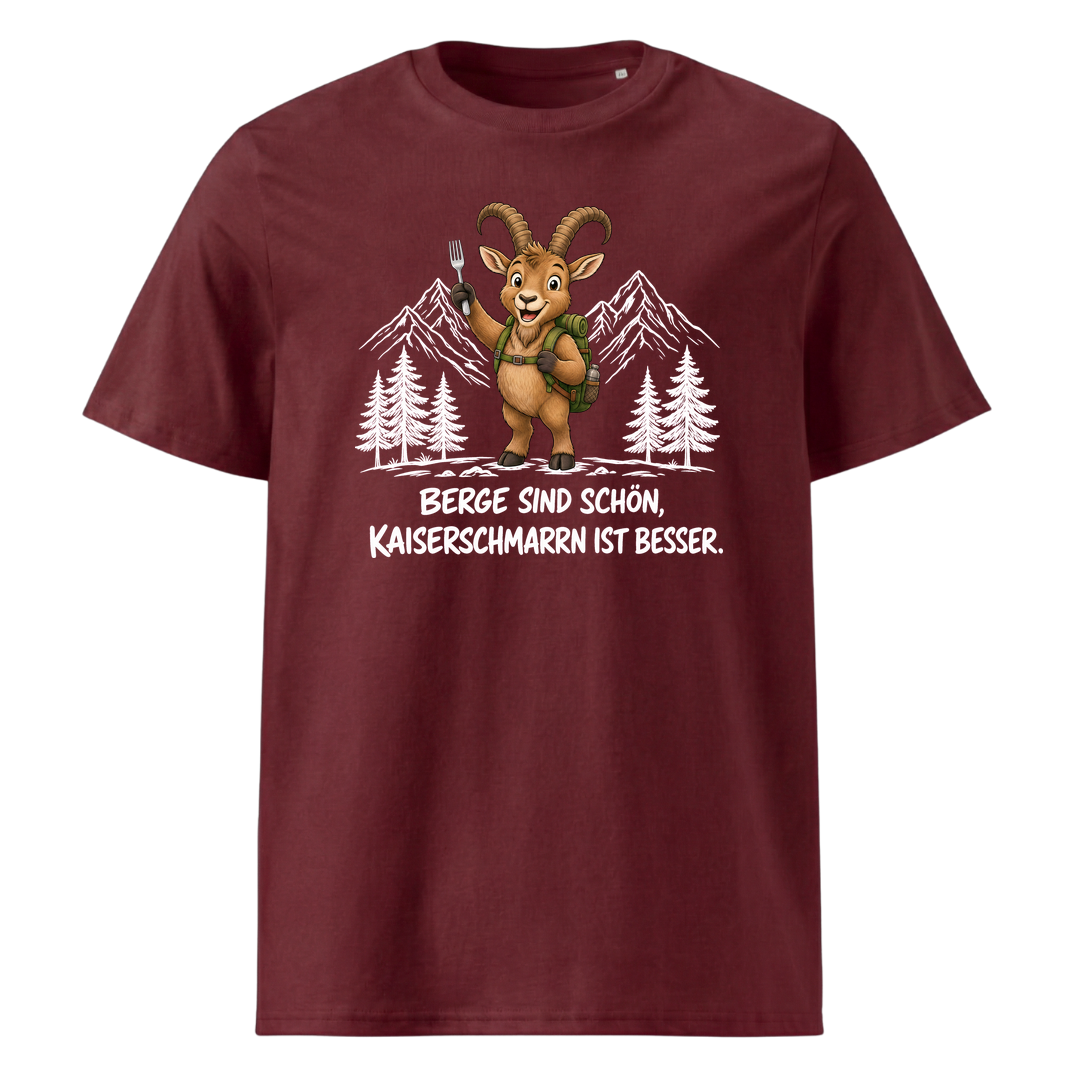Kaiserschmarrn Steinbock T-Shirt Unisex Burgunder