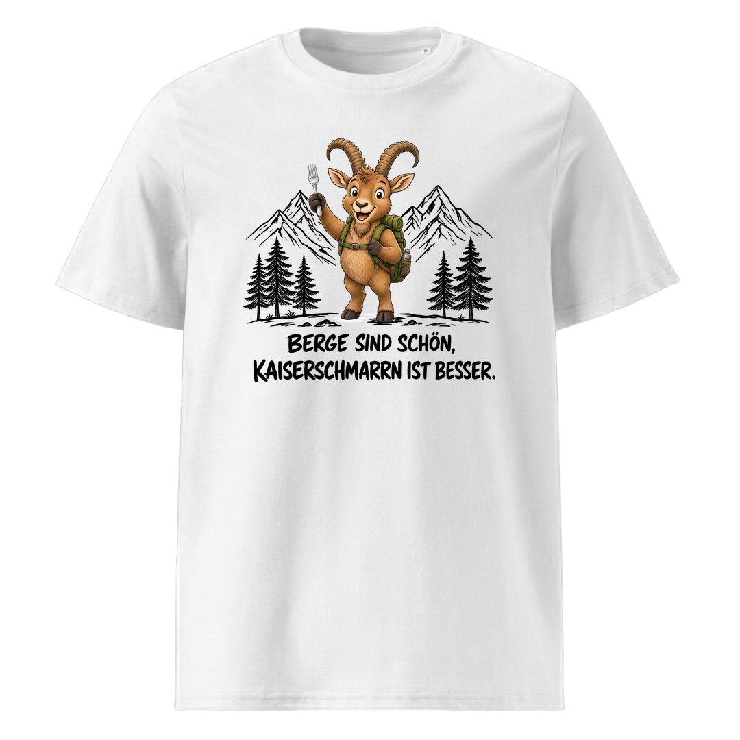 Kaiserschmarrn Steinbock T-Shirt Unisex Weiß
