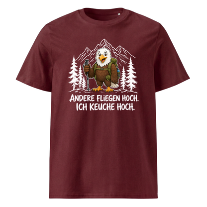 Keuche hoch Adler T-Shirt Unisex Burgunder