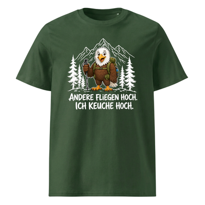 Keuche hoch Adler T-Shirt Unisex Grün