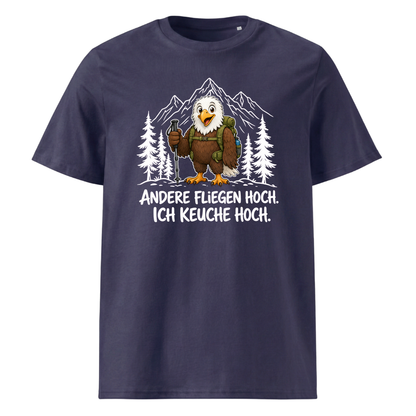 Keuche hoch Adler T-Shirt Unisex Navy