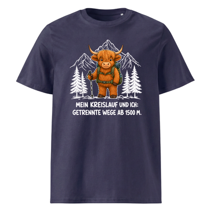 Kreislauf 1500m Highland Cow T-Shirt Unisex Navy