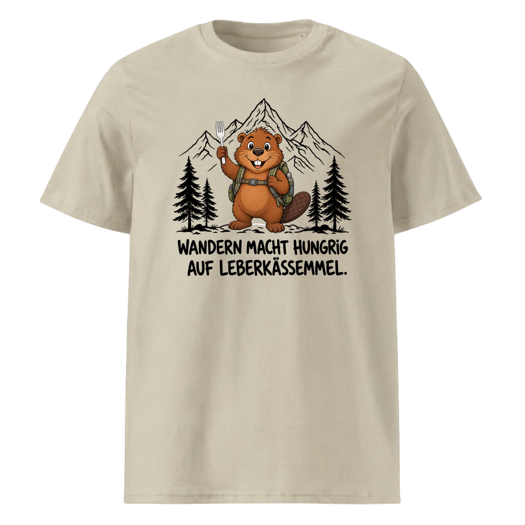 Leberkässemmel Murmeltier T-Shirt Unisex Beige