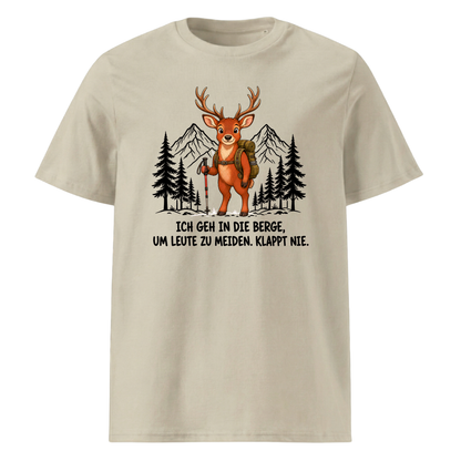 Leute meiden Hirsch T-Shirt Unisex Beige