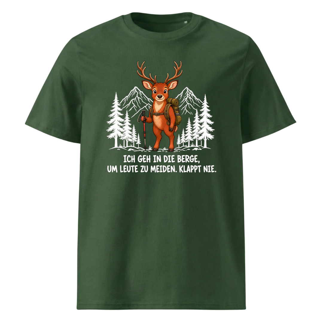 Leute meiden Hirsch T-Shirt Unisex Grün