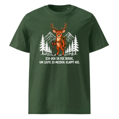 Leute meiden Hirsch T-Shirt Unisex Grün
