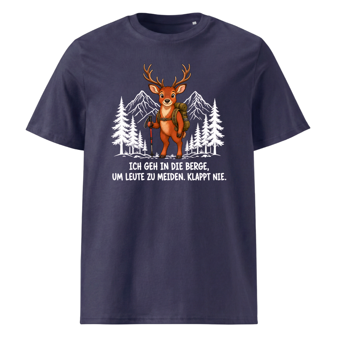 Leute meiden Hirsch T-Shirt Unisex Navy