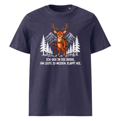 Leute meiden Hirsch T-Shirt Unisex Navy