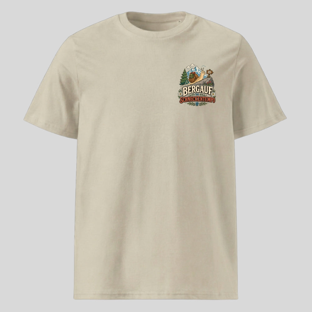 Bergauf im Schneckentempo T-Shirt Unisex