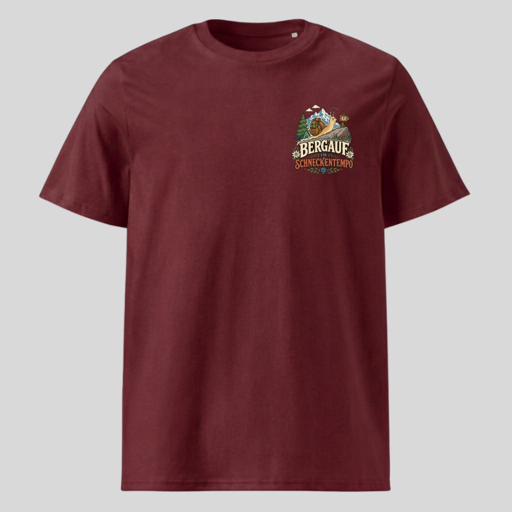 Bergauf im Schneckentempo T-Shirt Unisex