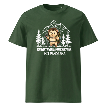 Muskelkater Panorama Murmeltier T-Shirt Unisex Grün