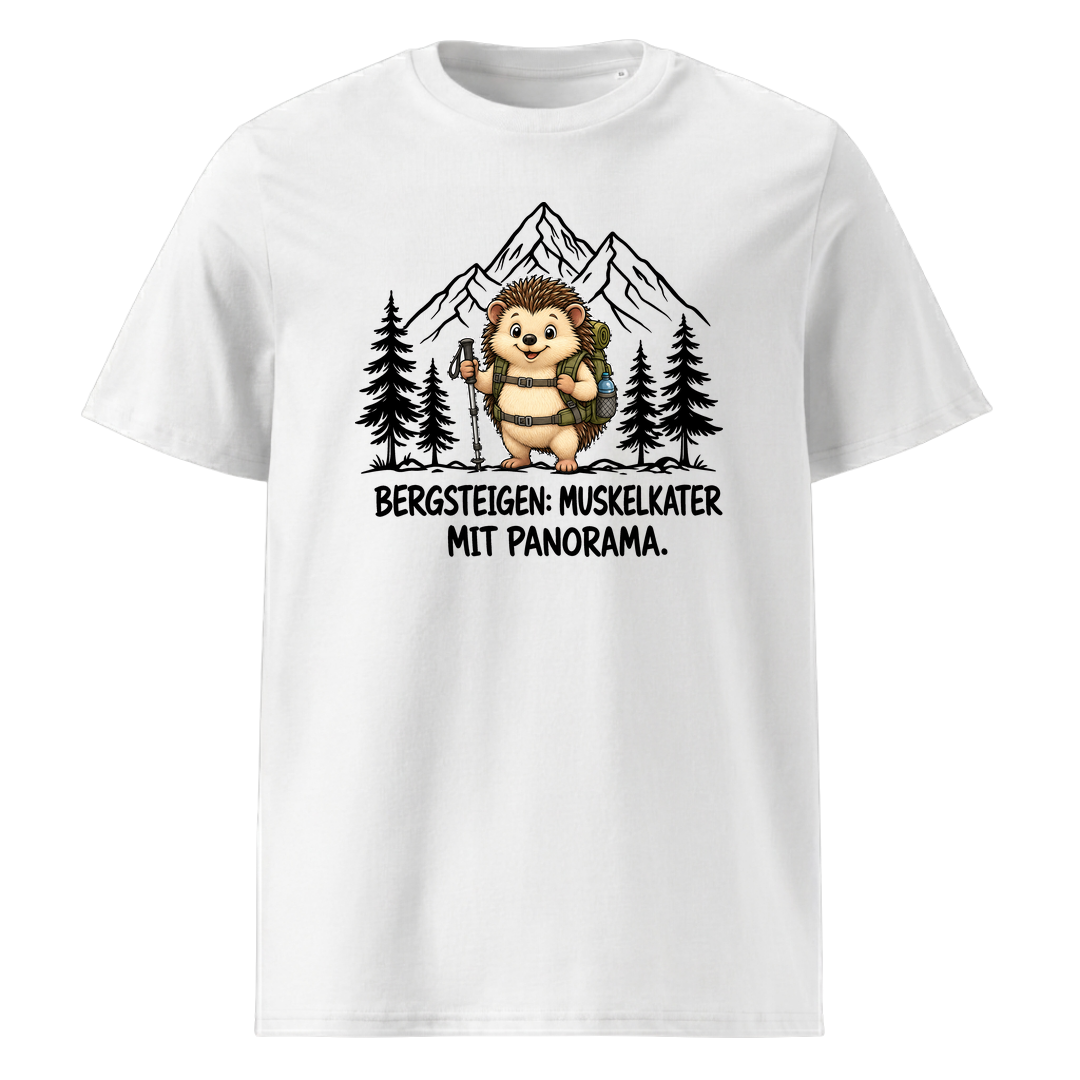 Muskelkater Panorama Murmeltier T-Shirt Unisex Weiß