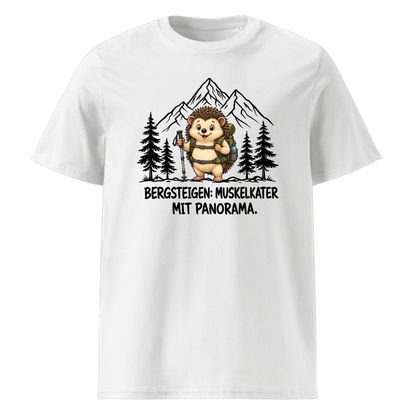 Muskelkater Panorama Murmeltier T-Shirt Unisex Weiß