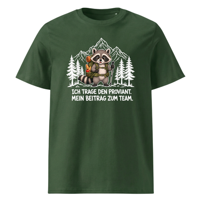 Proviant Waschbär T-Shirt Unisex Grün