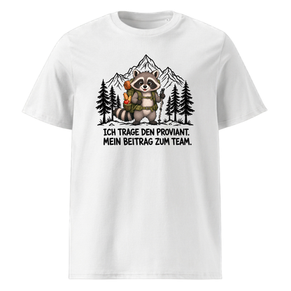Proviant Waschbär T-Shirt Unisex Weiß