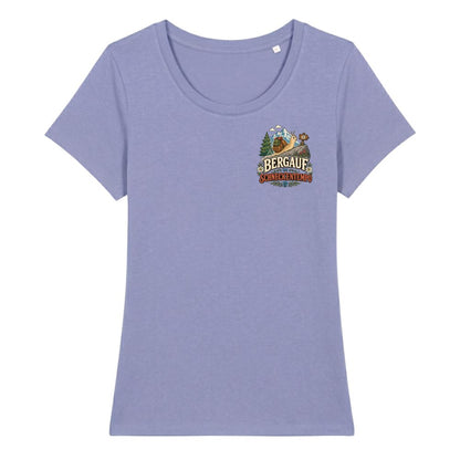 Bergauf im Schneckentempo Damenshirt mit Brustdruck, Kraxelgaudi