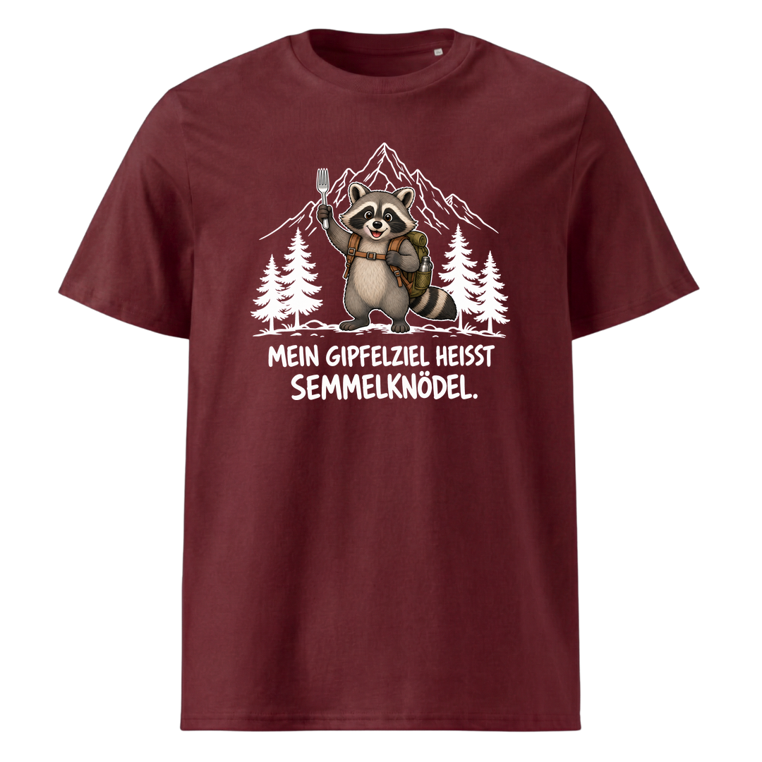 Semmelknödel Waschbär T-Shirt Unisex Burgunder