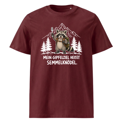 Semmelknödel Waschbär T-Shirt Unisex Burgunder
