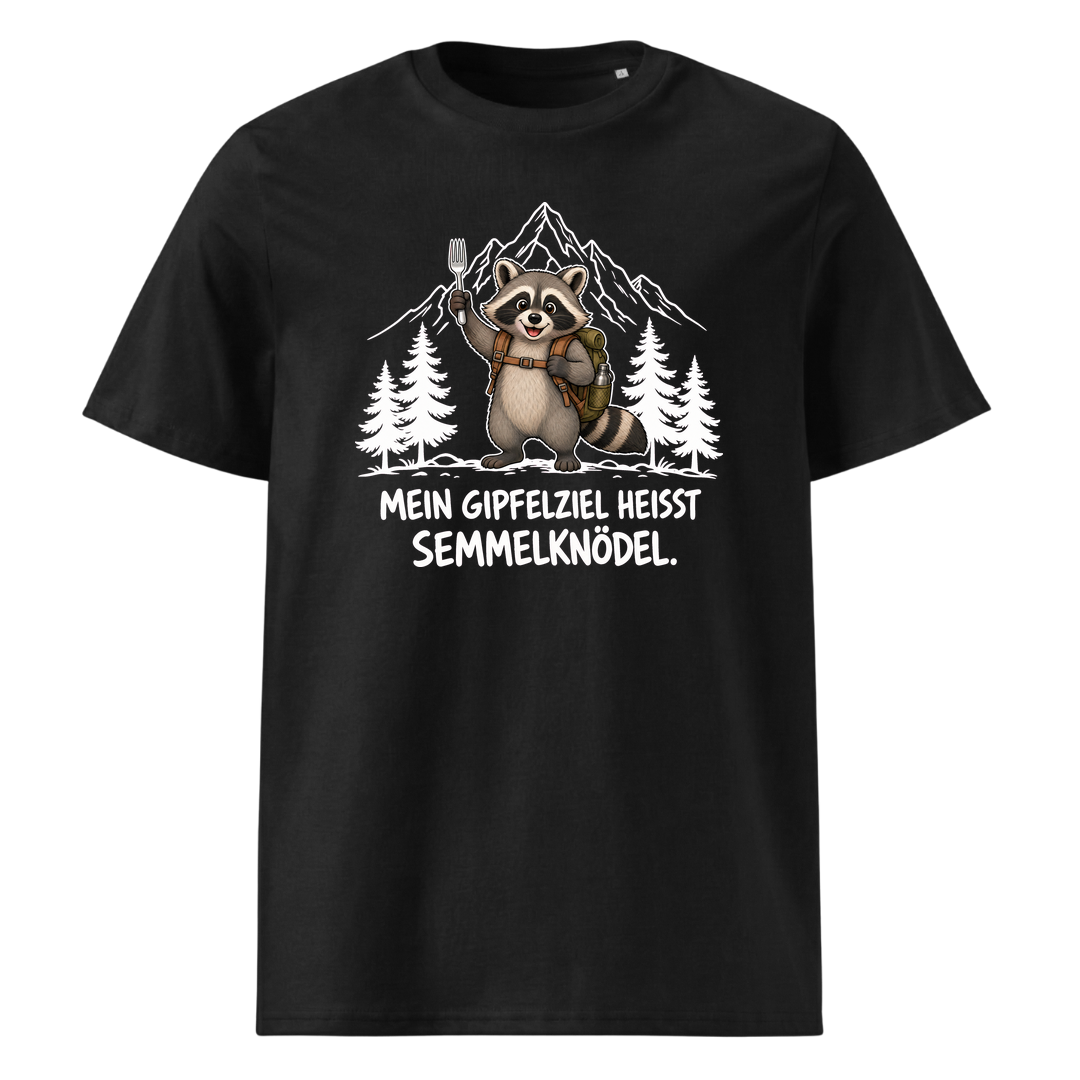Semmelknödel Waschbär T-Shirt Unisex Schwarz