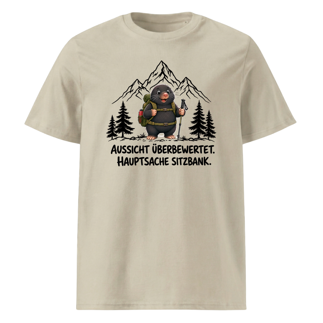 Sitzbank Maulwurf T-Shirt Unisex Beige