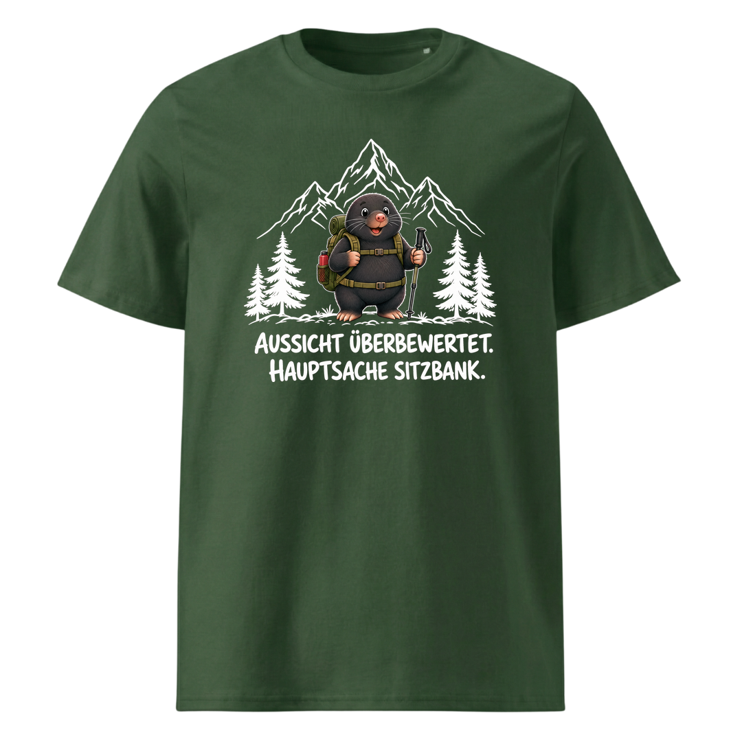 Sitzbank Maulwurf T-Shirt Unisex Grün