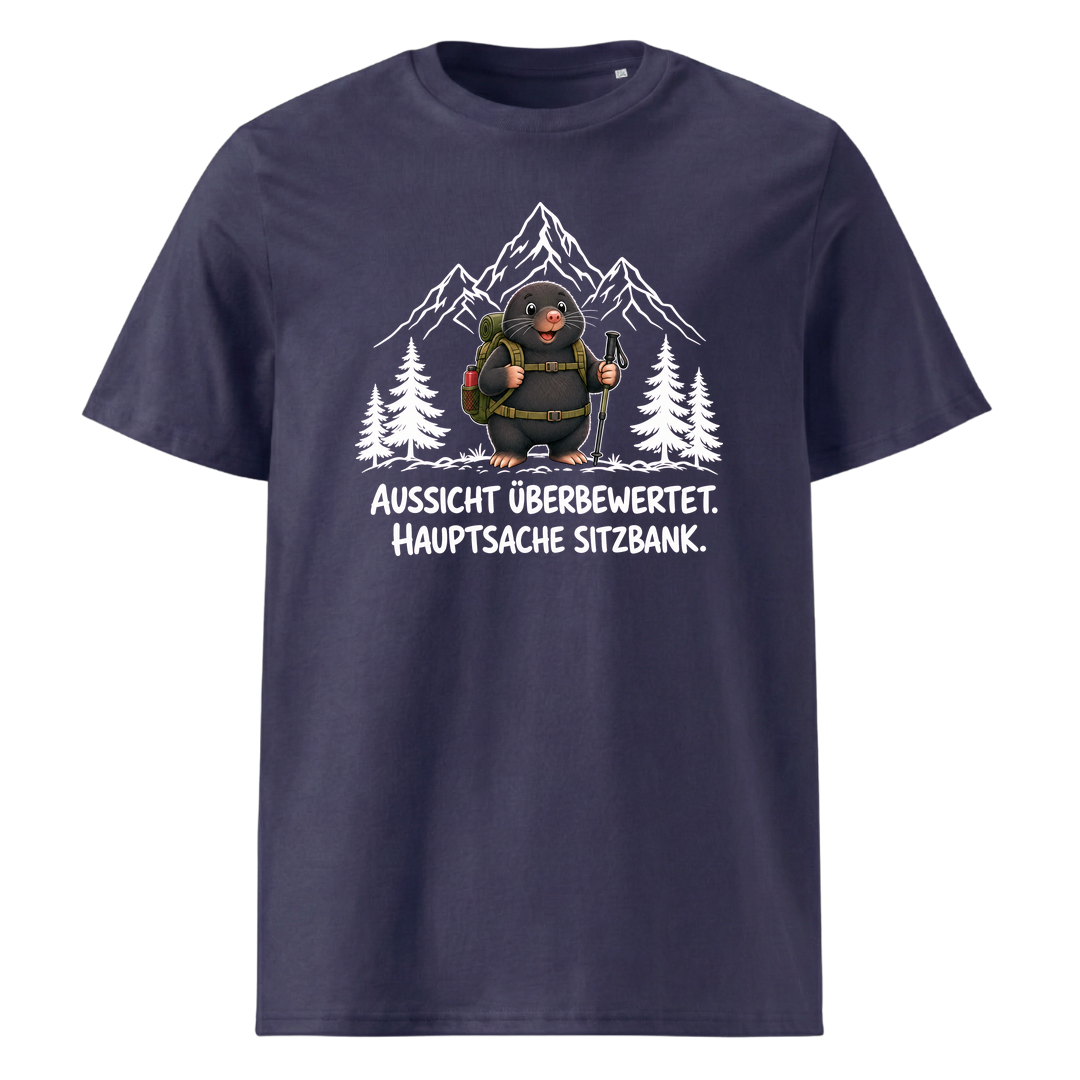 Sitzbank Maulwurf T-Shirt Unisex Navy