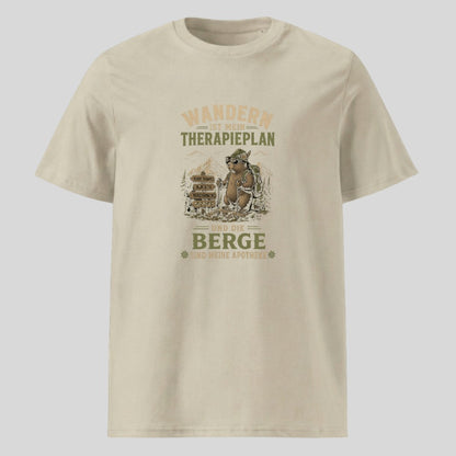 Therapieplan Unisex T-Shirt in Beige, Kraxelgaudi