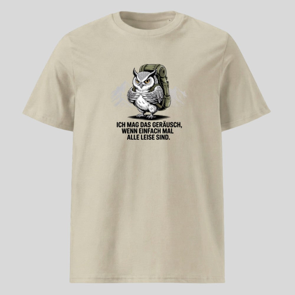 Ich mag das Geräusch Unisex T-Shirt in Beige, Kraxelgaudi