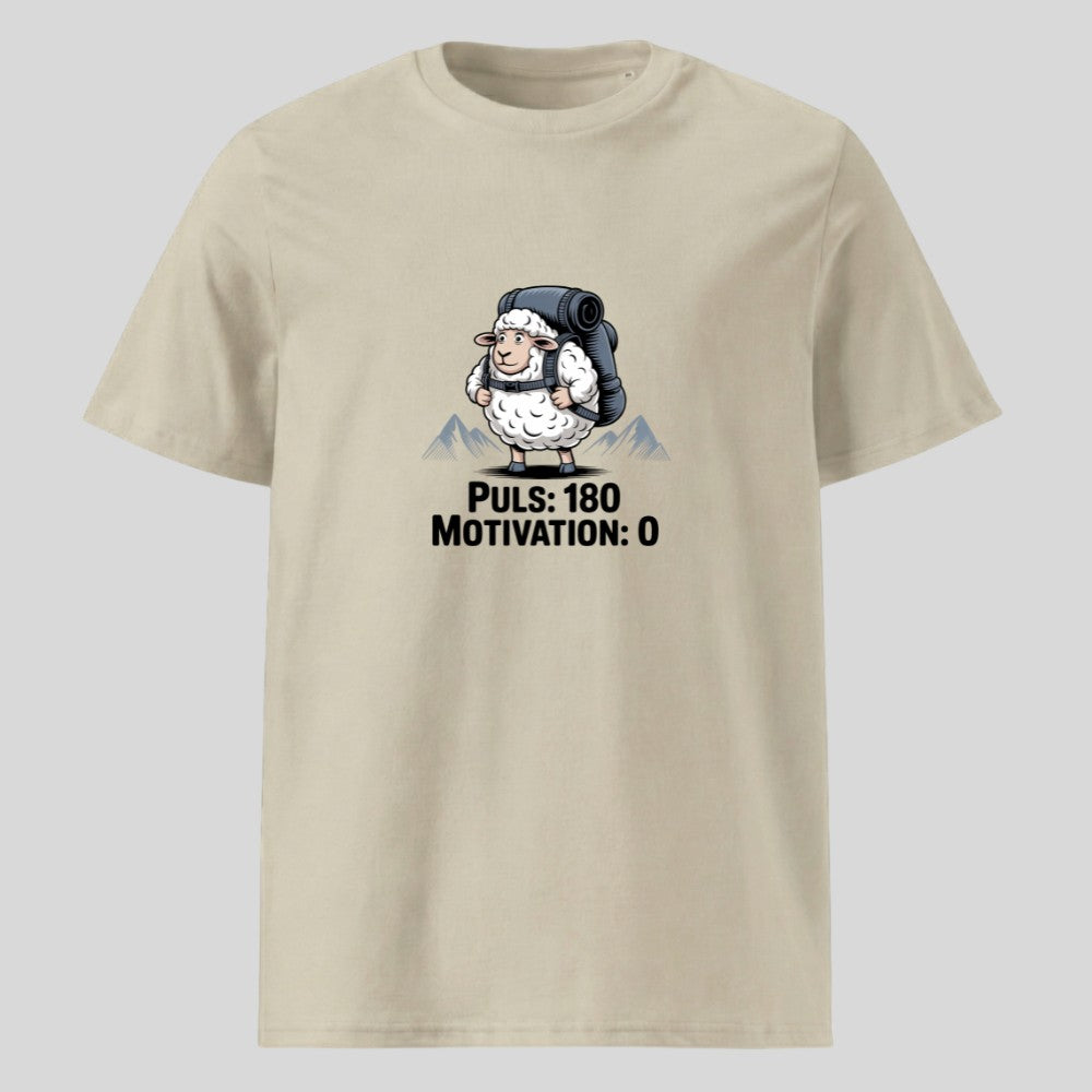 Puls - Motivation Unisex T-Shirt in Beige, Kraxelgaudi