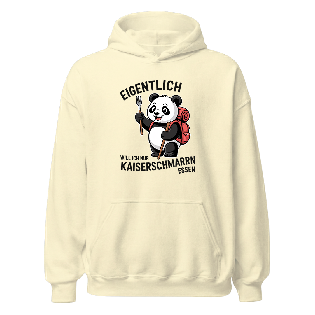Ich will nur Kaiserschmarrn essen Hoodie Unisex mit Spruch, Farbvariante