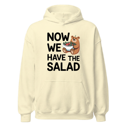 Now we have the Salad Hoodie Unisex mit Spruch, Farbvariante