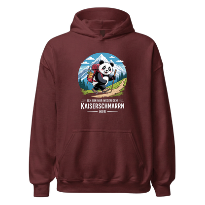 Kaiserschmarrn Panda Hoodie Unisex mit Panda-Motiv, Detailansicht