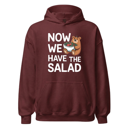 Now we have the Salad Hoodie Unisex mit Spruch, Detailansicht