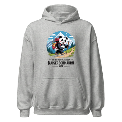 Kaiserschmarrn Panda Hoodie Unisex mit Panda-Motiv, Rückansicht