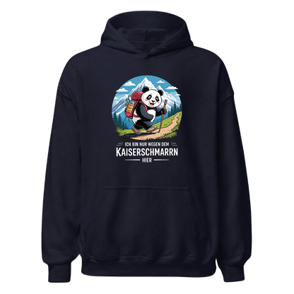 Kaiserschmarrn Panda Hoodie Unisex mit Panda-Motiv, Designdetail