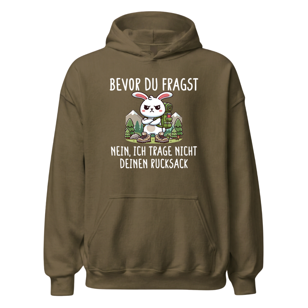 Schlepper Hoodie mit Wanderspruch, weitere Ansicht