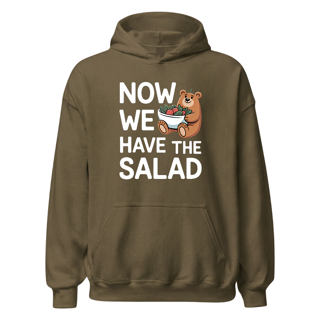 Now we have the Salad Hoodie Unisex mit Spruch, weitere Ansicht