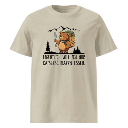 Kaiserschmarrn Bär T-Shirt Unisex mit Kaiserschmarrn-Spruch, Farbvariante