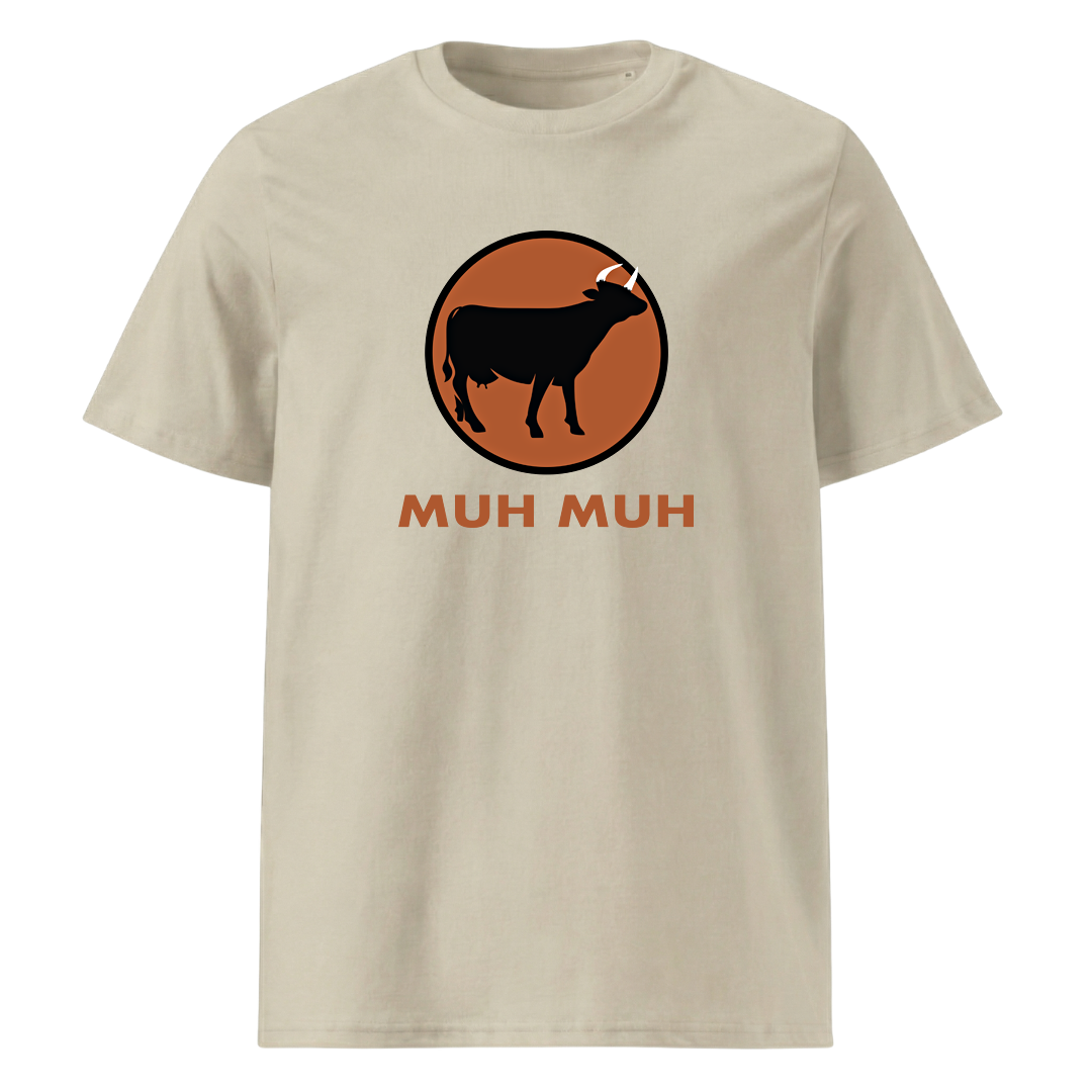 Muh Bio T-Shirt Unisex mit Kuh-Motiv, Farbvariante