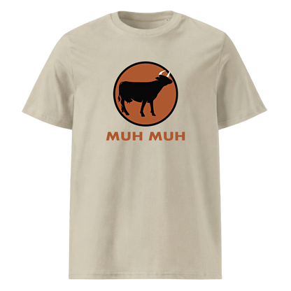 Muh Bio T-Shirt Unisex mit Kuh-Motiv, Farbvariante