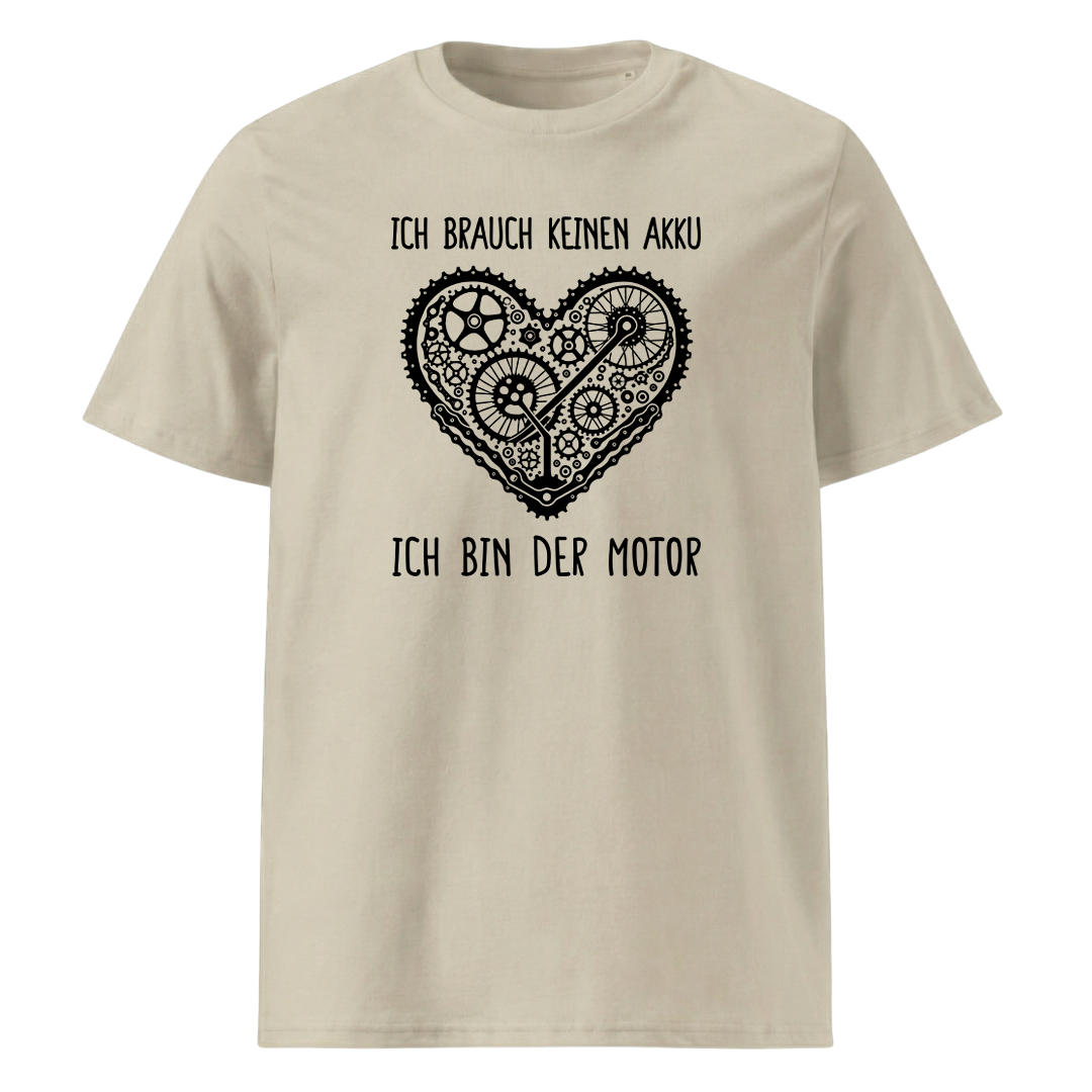 Motor T-Shirt mit Berg-Spruch, Farbvariante