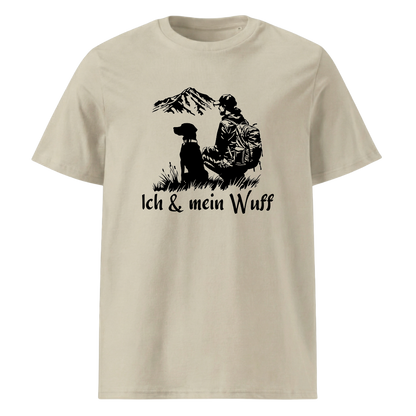 Ich & Mein Wuff T-Shirt Unisex mit Hund-Motiv, Farbvariante